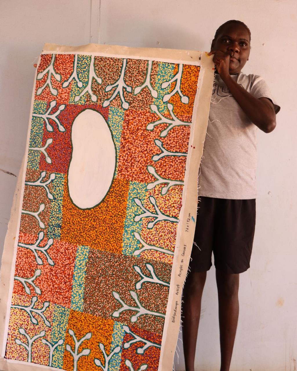 Artwork featured in the Colours of the Desert exhibition
